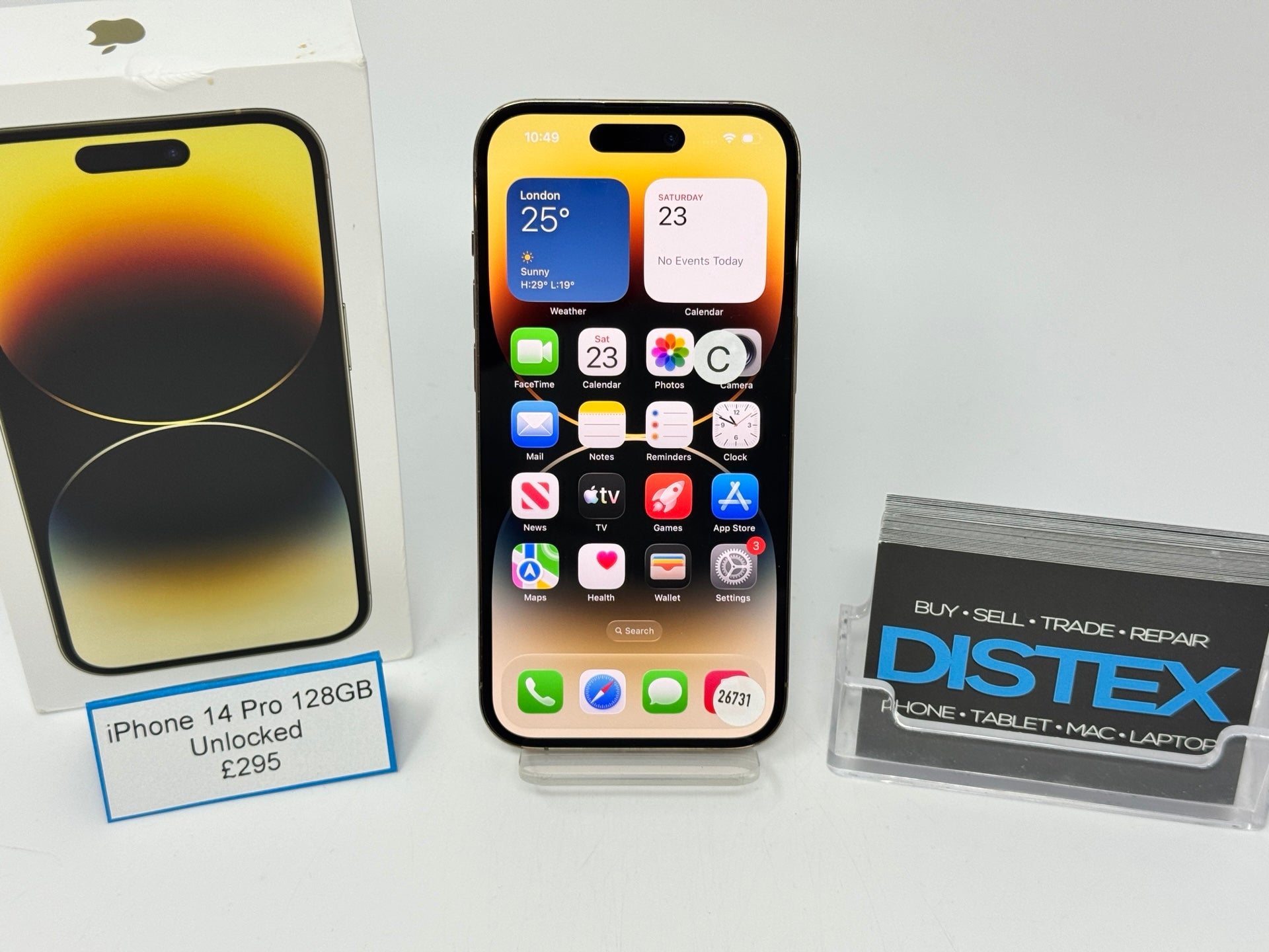 Apple iPhone 14 Pro 128GB Unlocked Gold (C) M26731