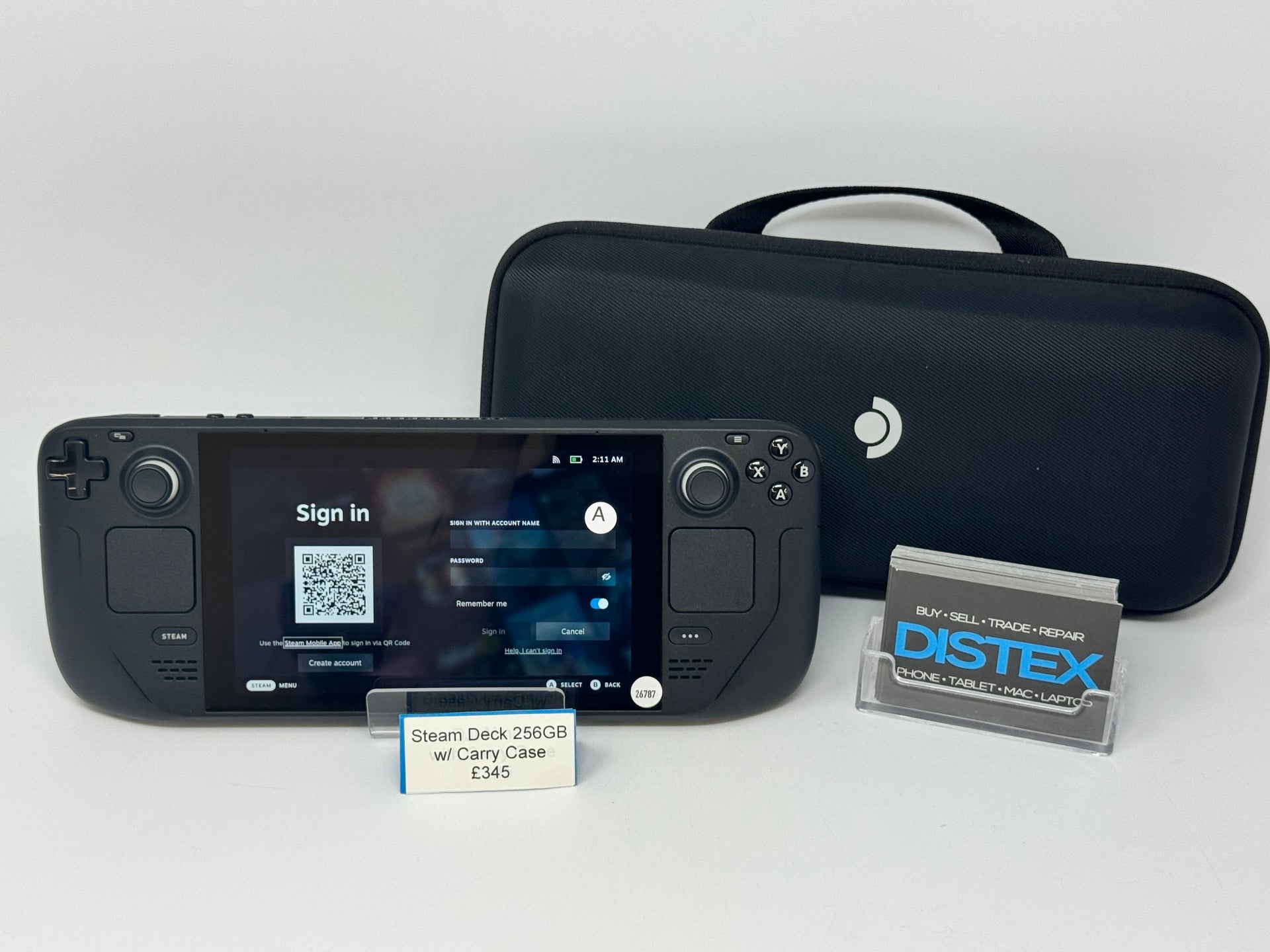 Valve Steam Deck 256GB Handheld Console w/ Carry Case (A) M26787