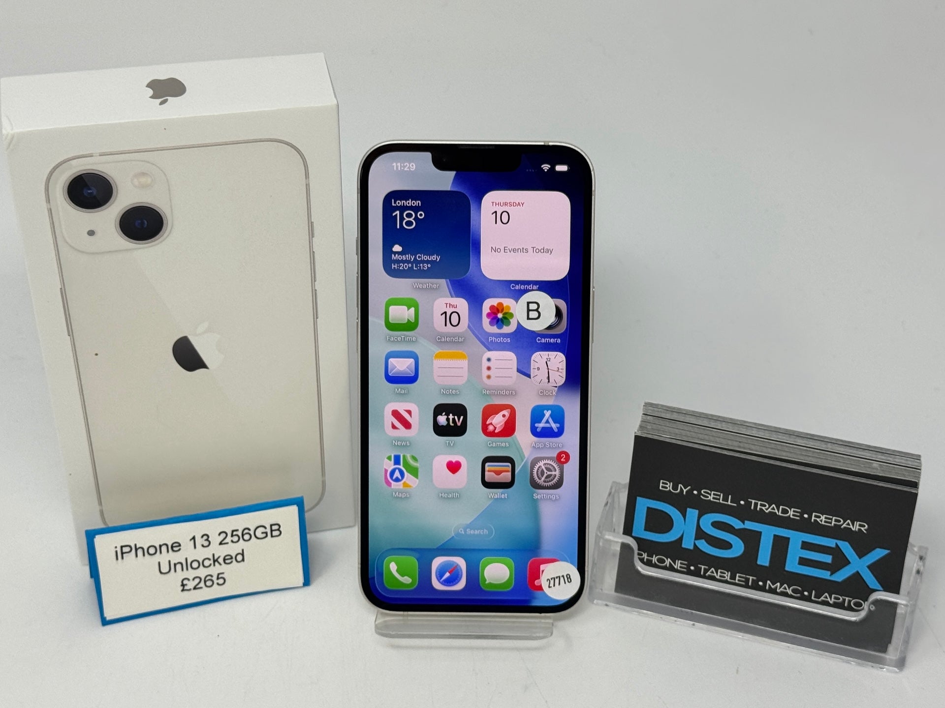 Apple iPhone 13 256GB Unlocked Starlight (B) M27718