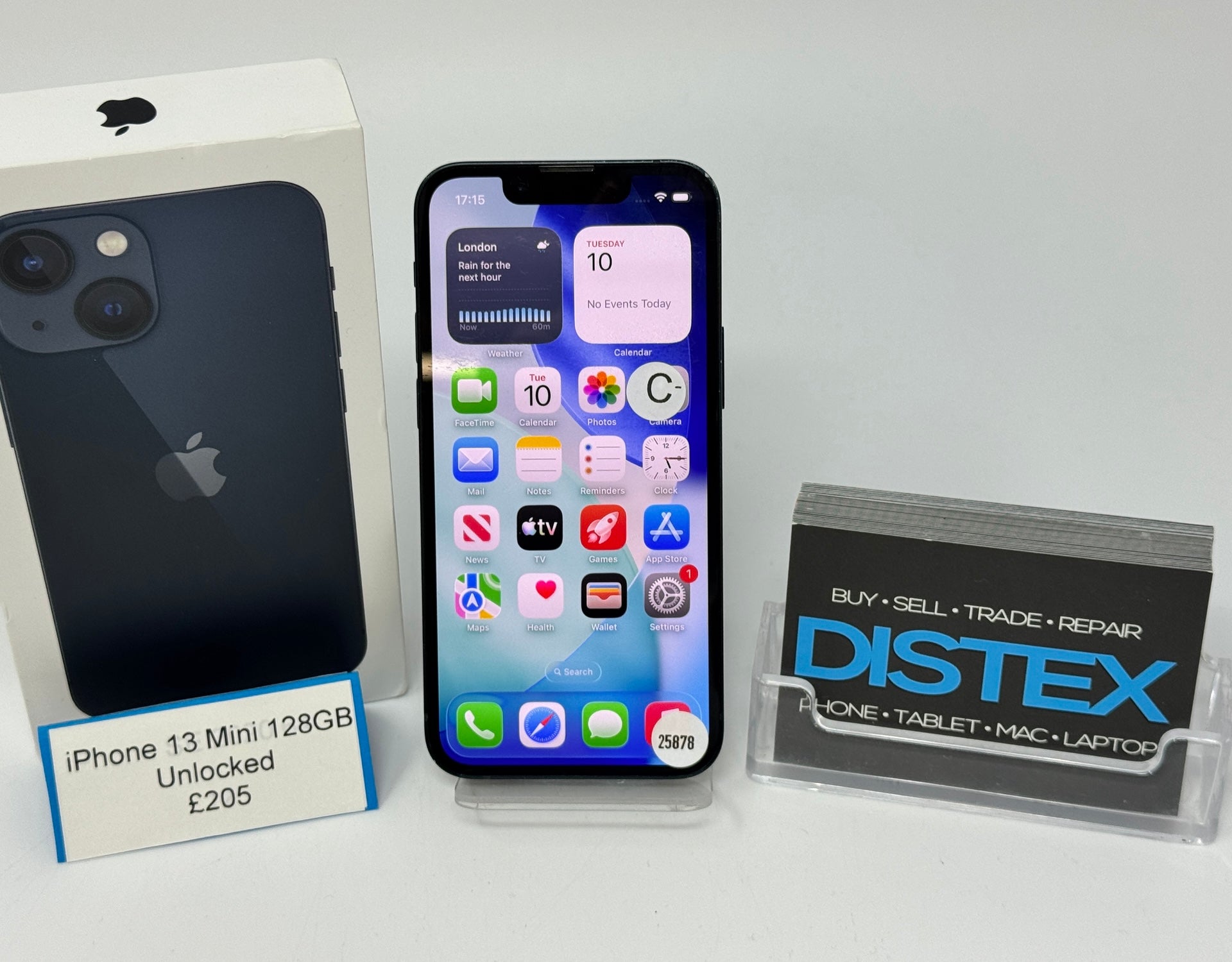 Apple iPhone 13 Mini 128GB Unlocked Midnight (C) M25878
