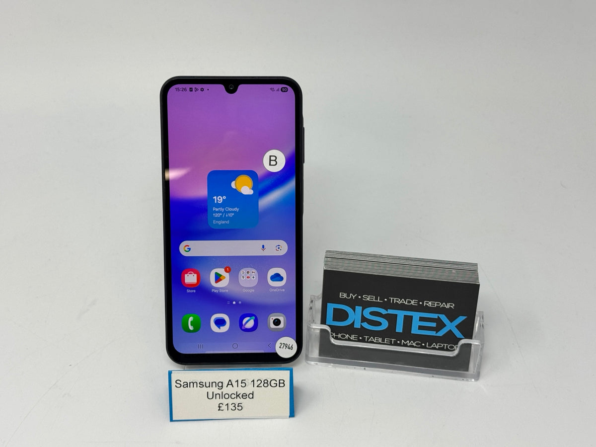 Samsung Galaxy A15 128GB Unlocked Blue Black (B) M27946