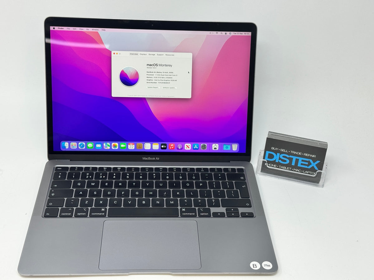Apple MacBook Air 2020 13" 8GB RAM 256GB SSD Intel Core i3 (B) M27544