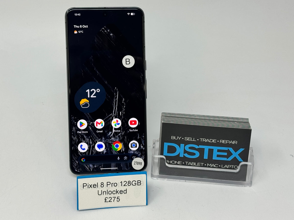 Google Pixel 8 Pro 128GB Unlocked Obsidian (B) M27898