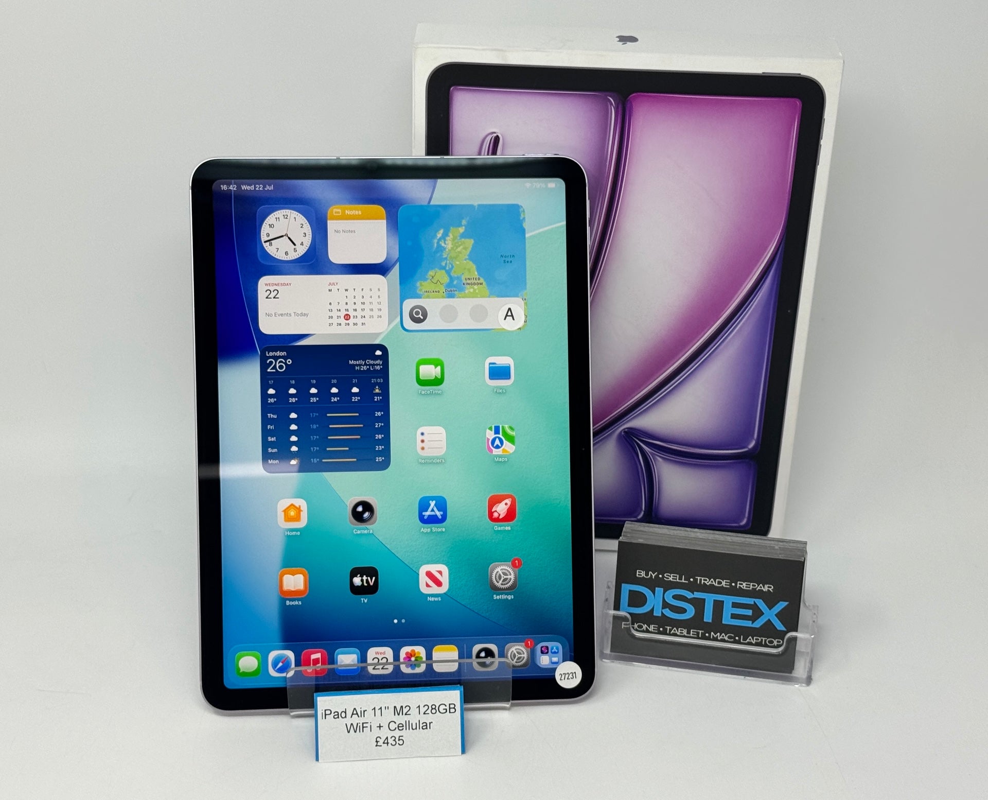 Apple iPad Air 11" Apple M2 128GB WiFi+Cellular Purple (A) M27231