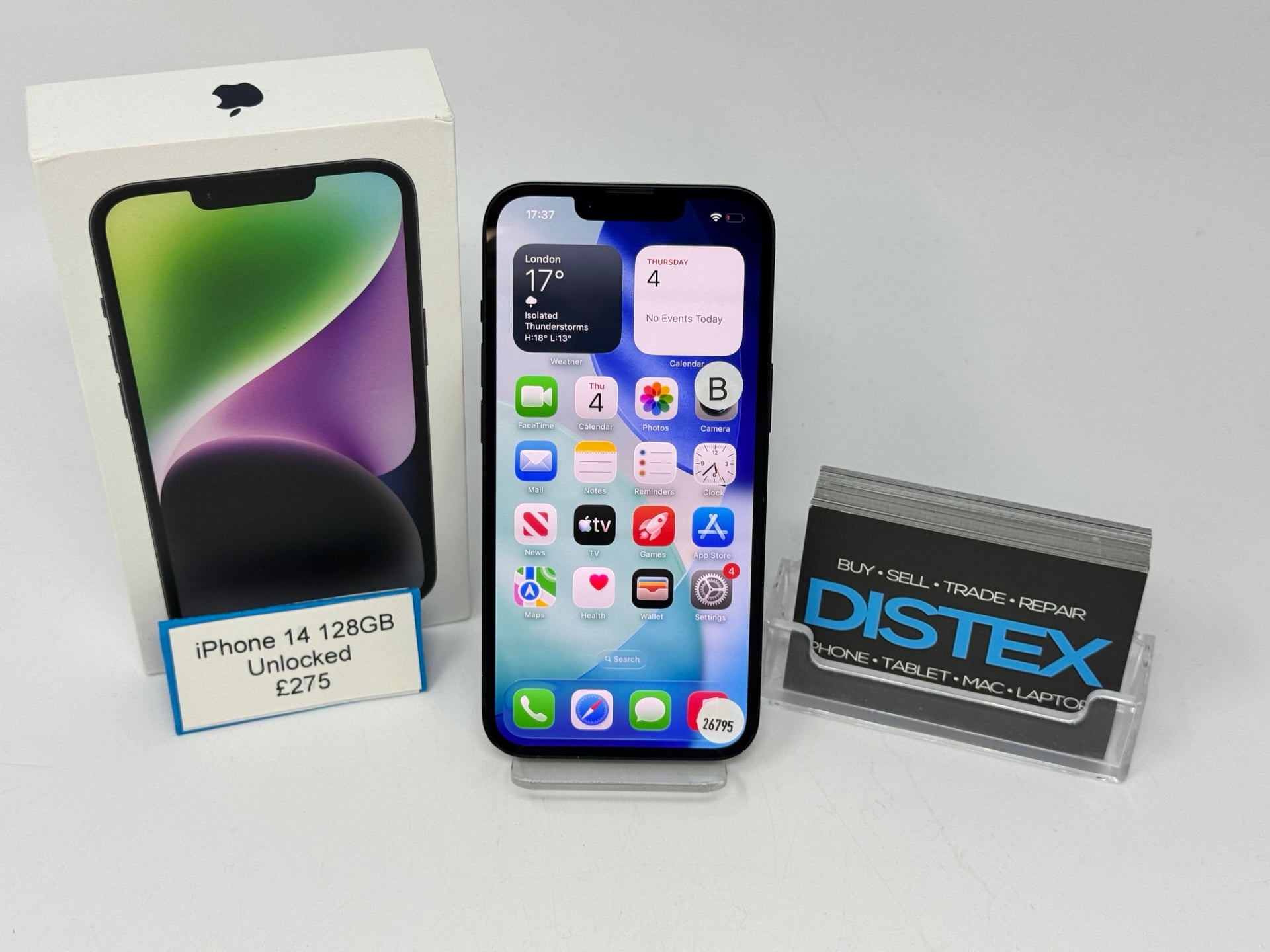 Apple iPhone 14 128GB Unlocked Midnight (B) M26795