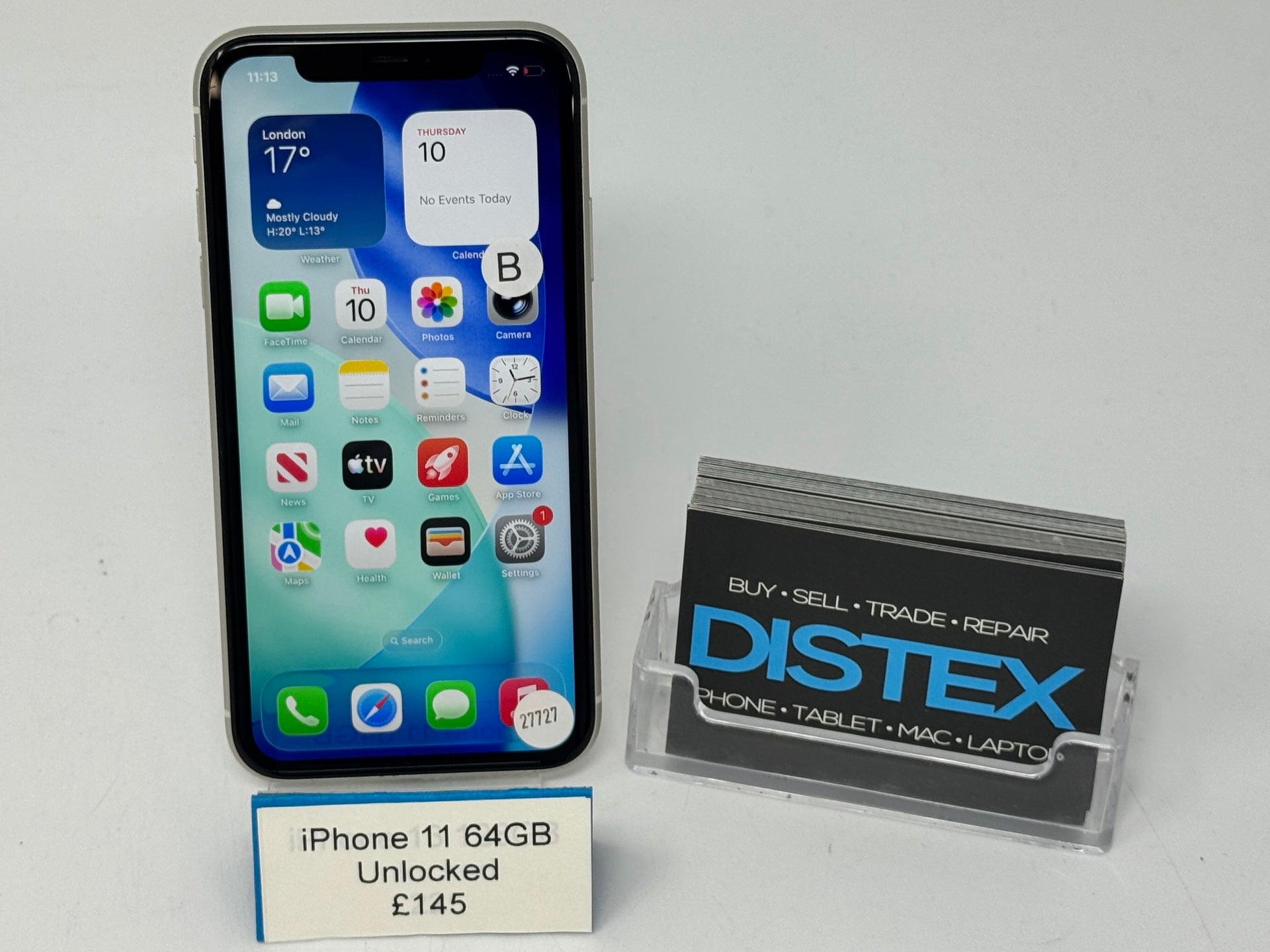 Apple iPhone 11 64GB Unlocked White (B) M27727