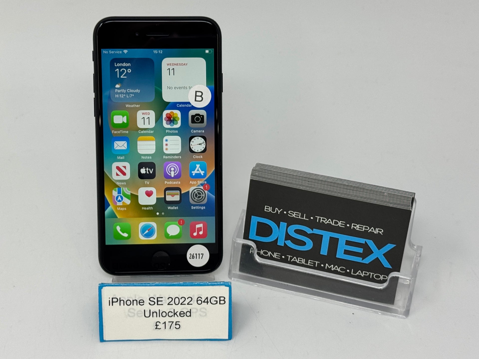 Apple iPhone SE 2022 64GB Unlocked Midnight (B) M26117