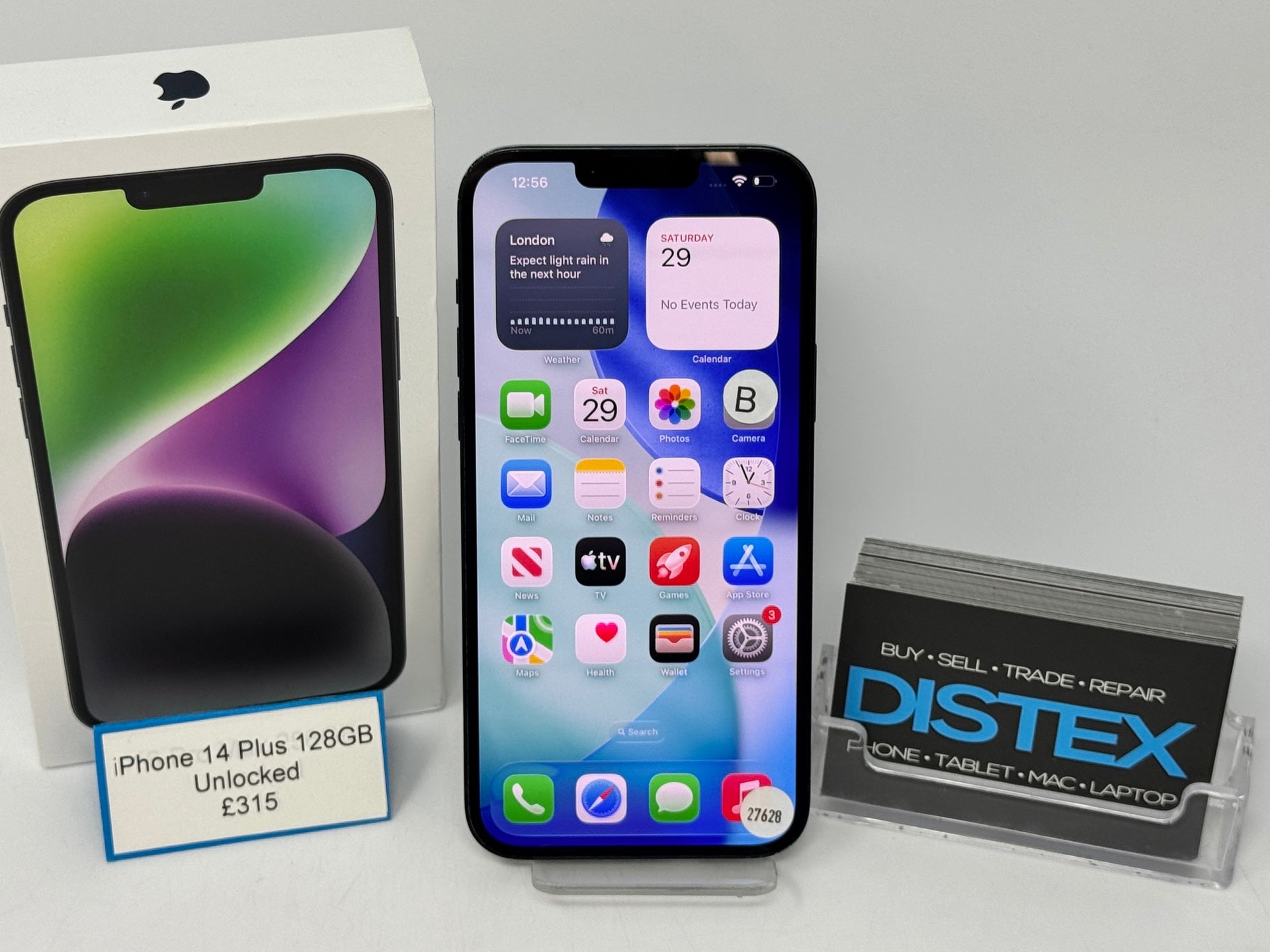 Apple iPhone 14 Plus 128GB Unlocked Midnight (B) M27628