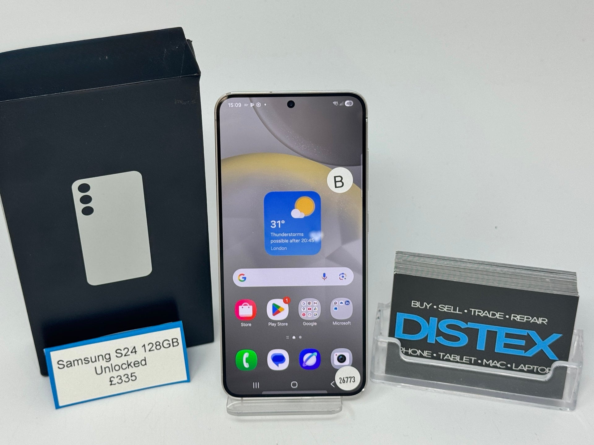 Samsung Galaxy S24 128GB Unlocked Marble Grey (B) M26773