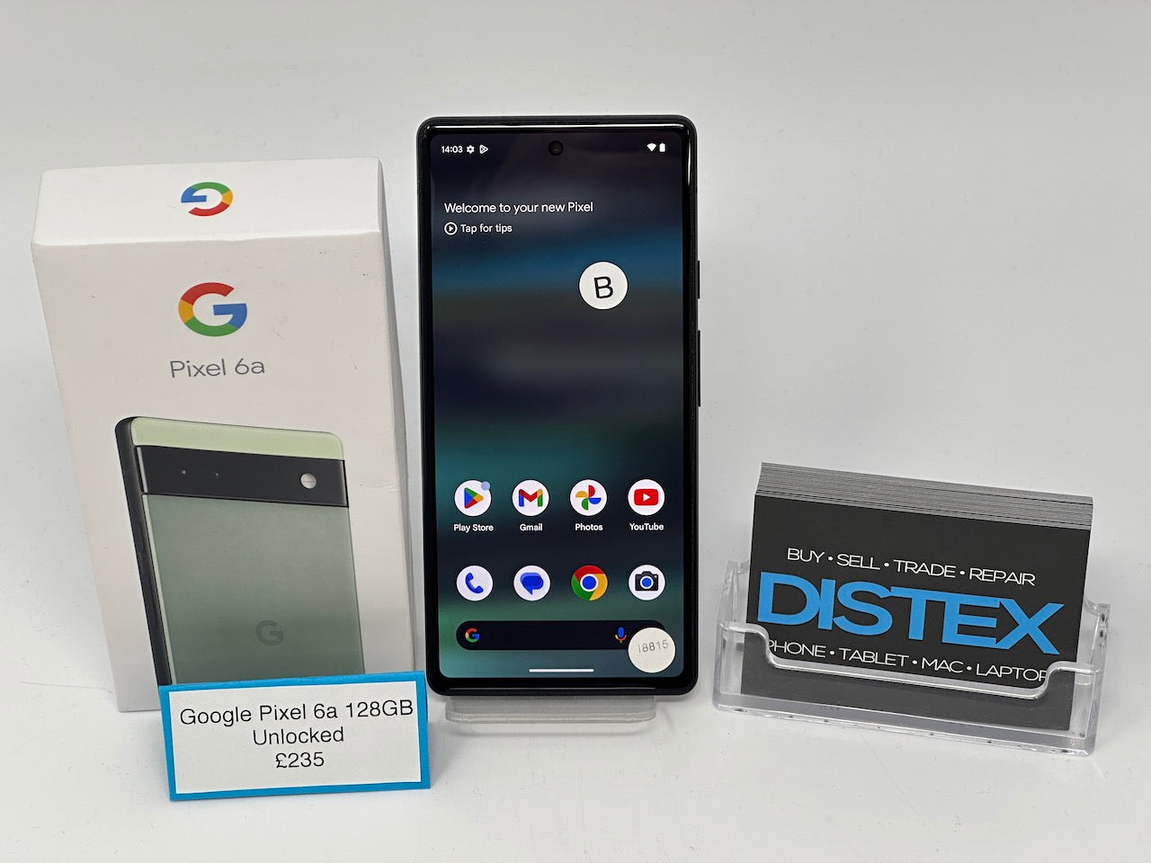 Google Pixel 6a 128GB Unlocked Sage (B) M18815