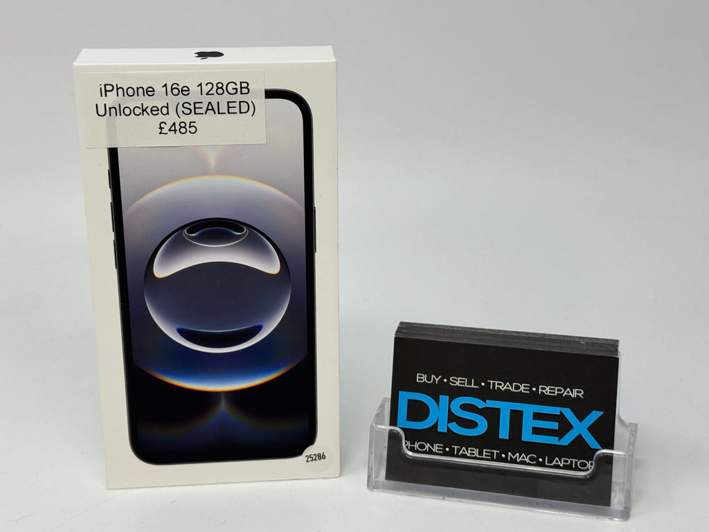 Apple iPhone 16e 128GB Unlocked Black (SEALED) M25286