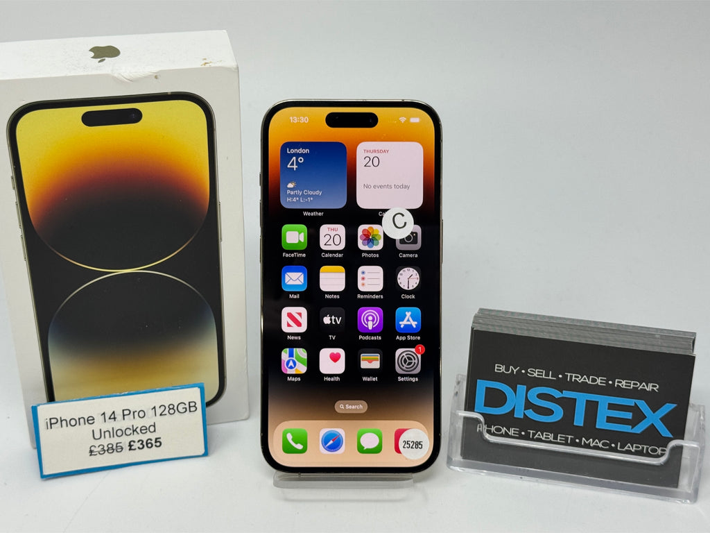 Apple iPhone 14 Pro 128GB Unlocked Gold (C) M25285