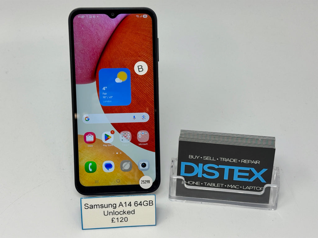 Samsung A14 64GB Unlocked Black (B) M25298