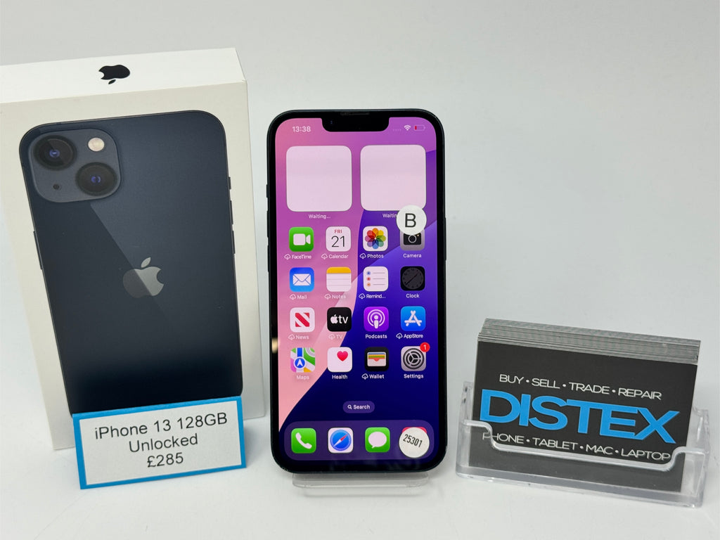 Apple iPhone 13 128GB Unlocked Midnight (B) M25301