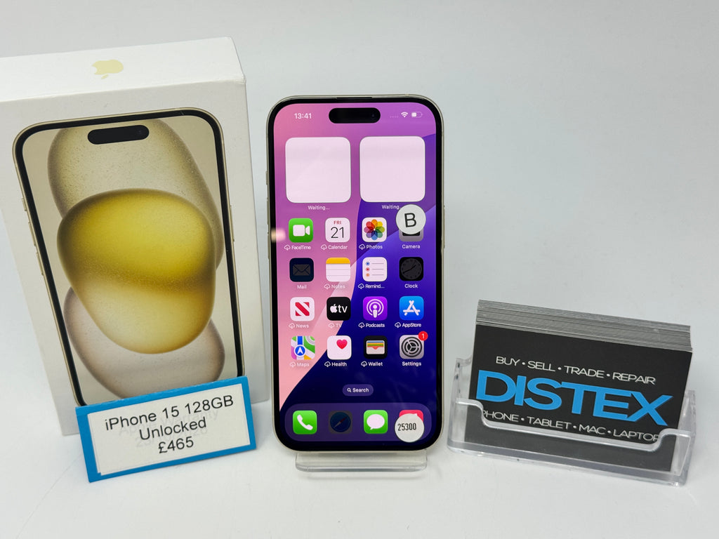 Apple iPhone 15 128GB Unlocked Yellow (B) M25300