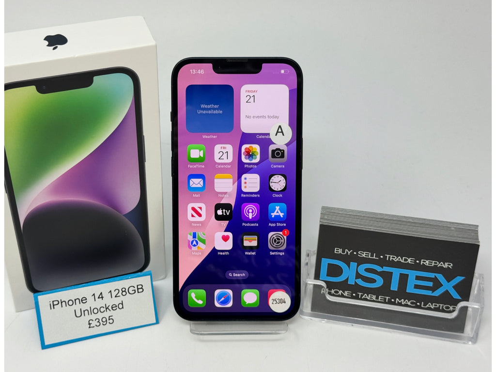 Apple iPhone 14 128GB Unlocked Midnight (A) M25304