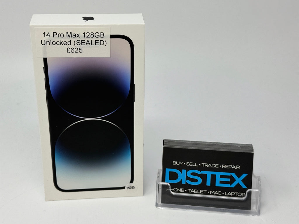 Apple iPhone 14 Pro Max 128GB Unlocked Space Black (SEALED) M25305