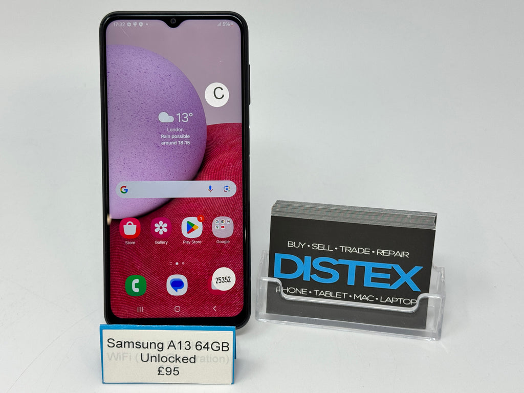 Samsung Galaxy A13 64GB Unlocked Black (C) M25352
