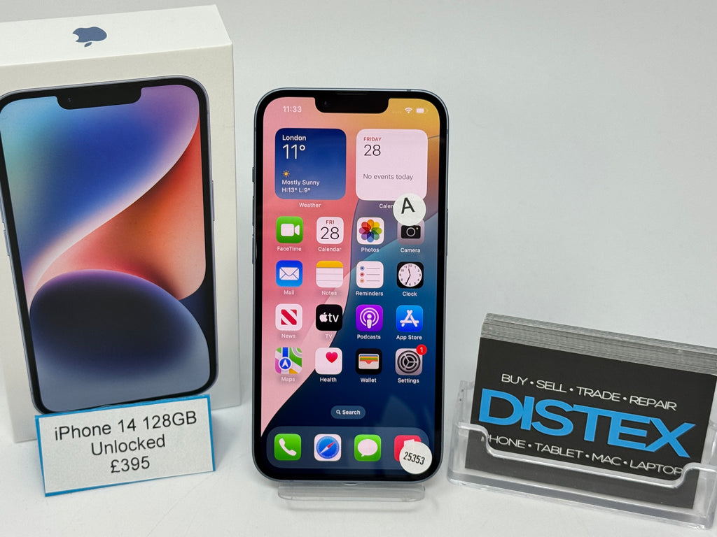 Apple iPhone 14 128GB Unlocked Blue (A) M25353