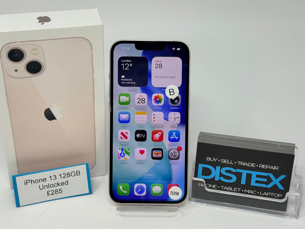 Apple iPhone 13 128GB Unlocked Pink (B) M25358