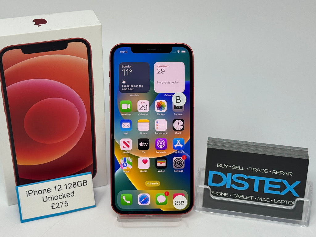Apple iPhone 12 128GB Unlocked Red (B) M25362