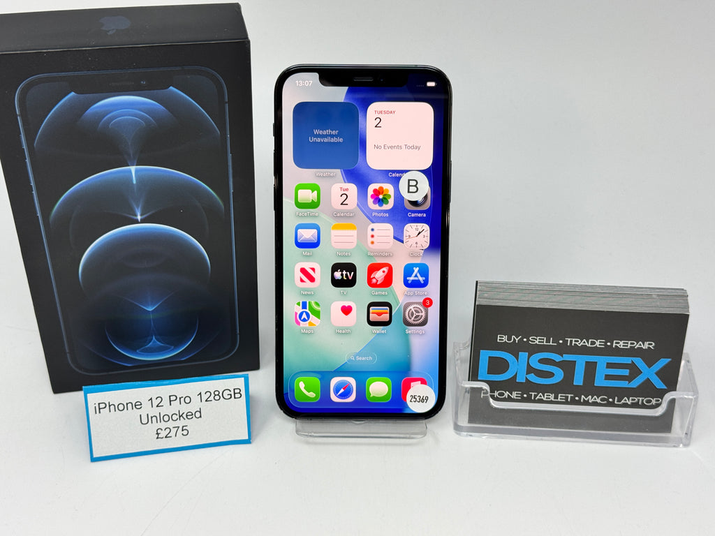 Apple iPhone 12 Pro 128GB Unlocked Pacific Blue (B) M25369