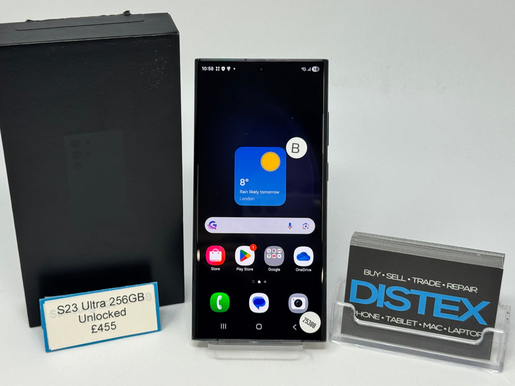 Samsung Galaxy S23 Ultra 256GB Unlocked Phantom Black (B) M25388