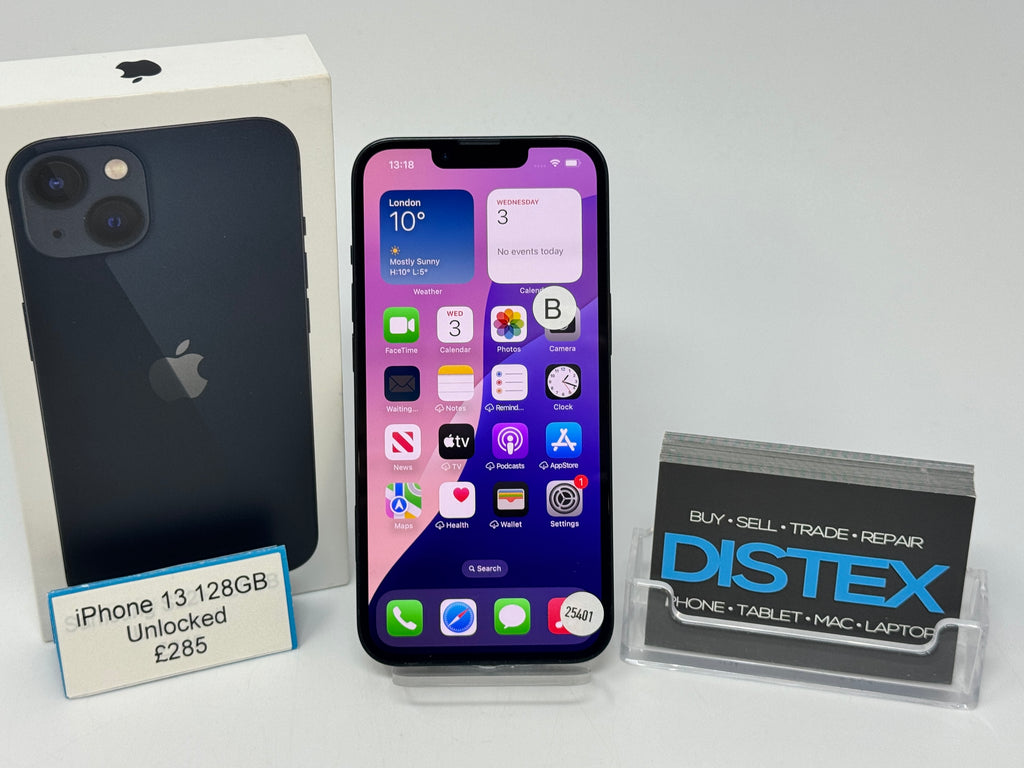 Apple iPhone 13 128GB Unlocked Midnight (B) M25401