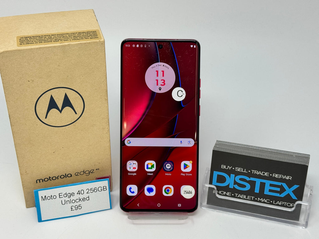 Motorola Edge 40 256GB Unlocked Magenta (C-) M25406
