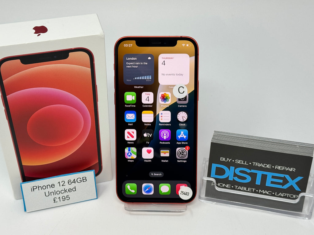 Apple iPhone 12 64GB Unlocked Red (C) M25403