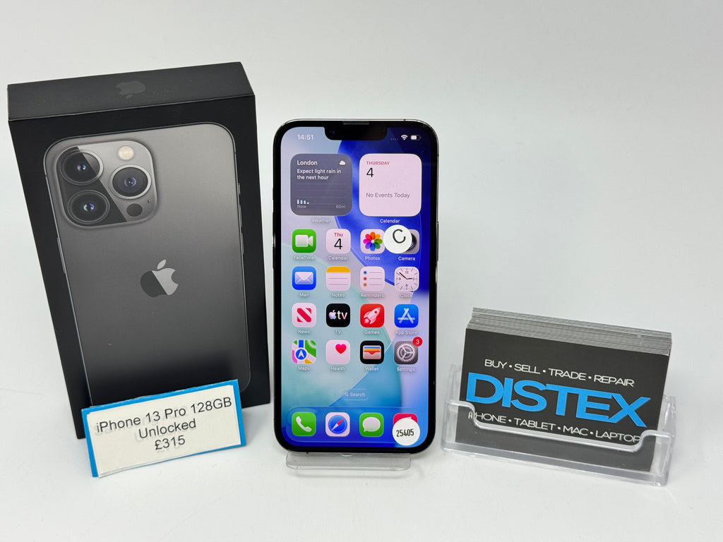 Apple iPhone 13 Pro 128GB Unlocked Graphite (C) M25405