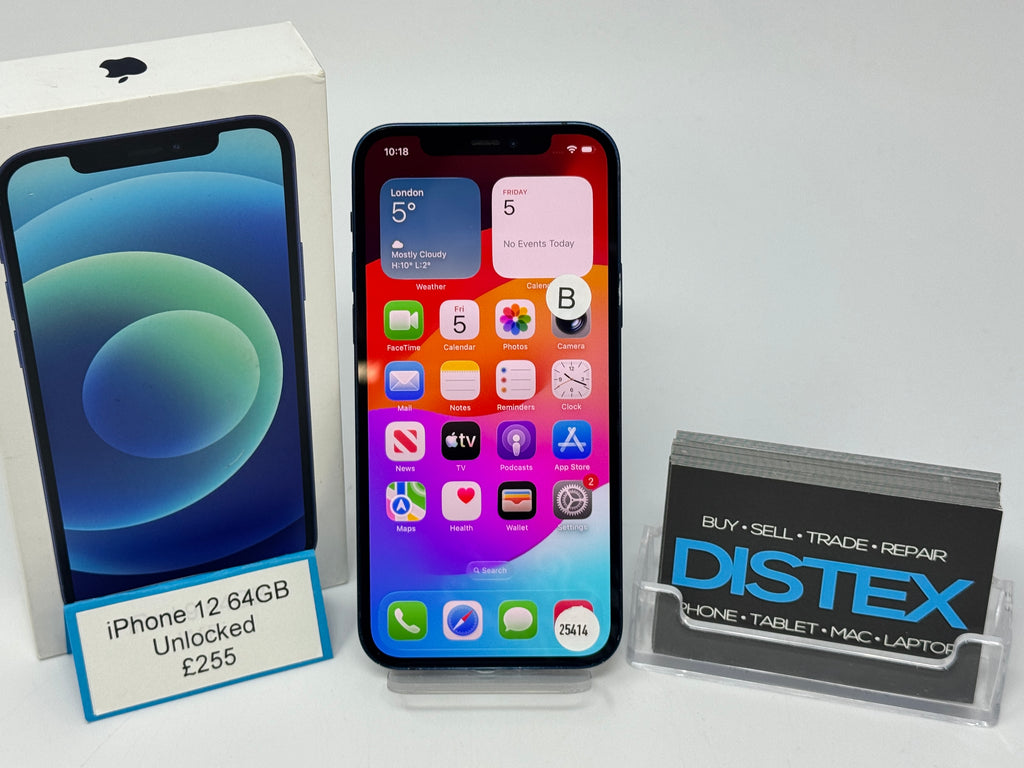 Apple iPhone 12 64GB Unlocked Blue (B) M25414