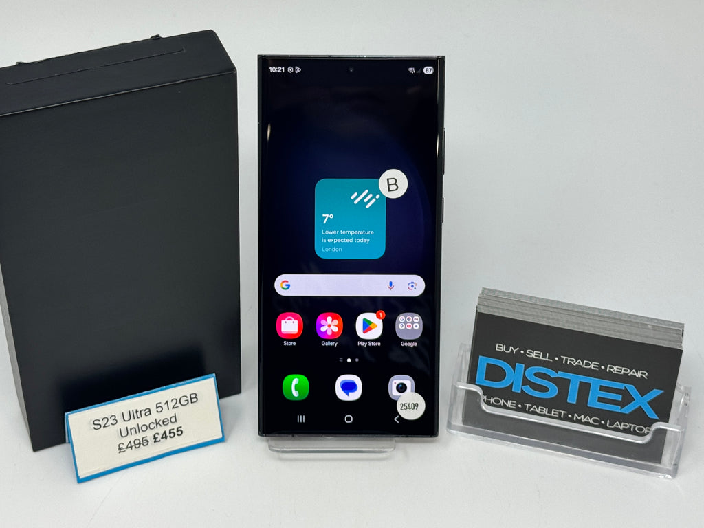 Samsung Galaxy S23 Ultra 512GB Unlocked Phantom Black (B) M25409