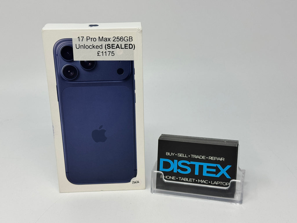 Apple 17 Pro Max 256GB Unlocked Deep Blue (SEALED) M25434