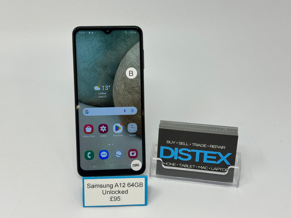 Samsung A12 64GB Unlocked Black (B) M25006
