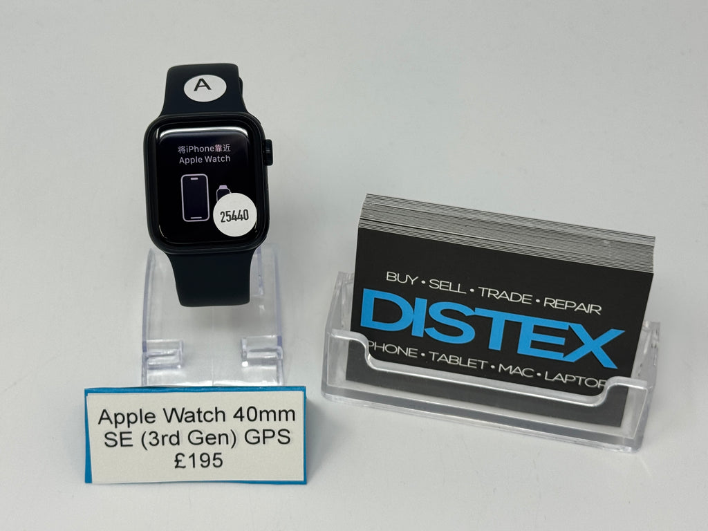 Apple Watch SE (3rd Gen) 40mm GPS Midnight (A) M25440