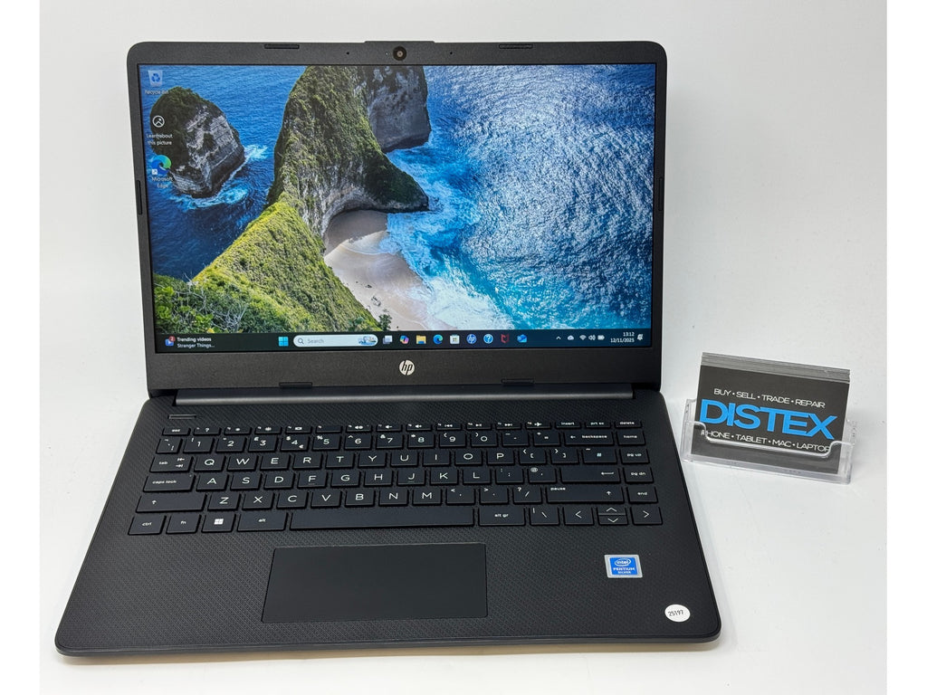HP 14s-dq0011na 14" 4GB RAM 128GB SSD Windows 11 Intel Pentium Silver N5030 (B) M25197
