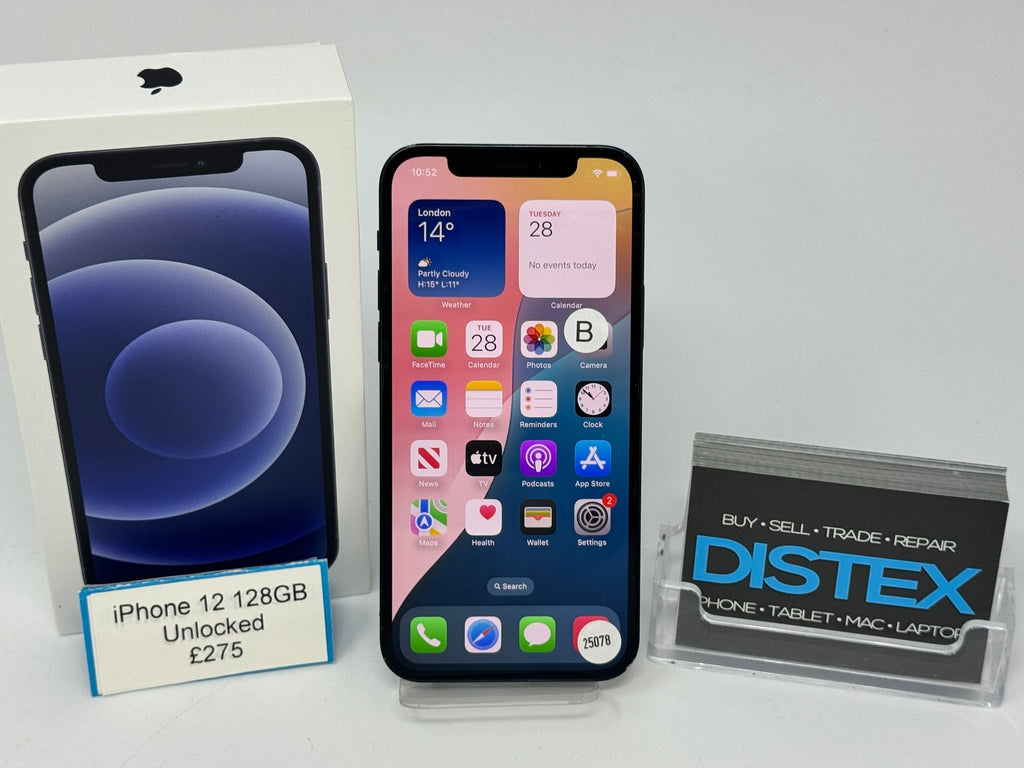 Apple iPhone 12 128GB Unlocked Black (B) M25078