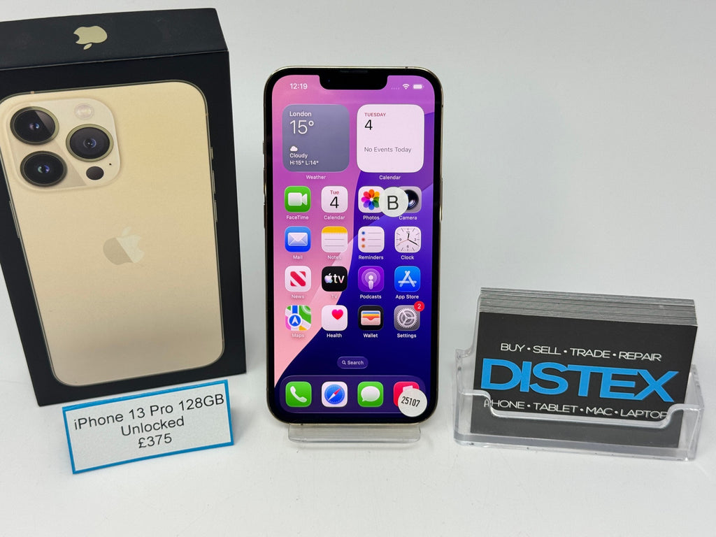 Apple iPhone 13 Pro 128GB Unlocked Gold (B) M25107