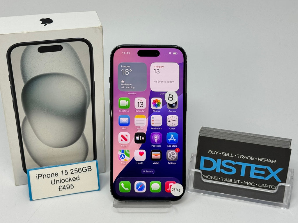 Apple iPhone 15 256GB Unlocked Black (B) M25146