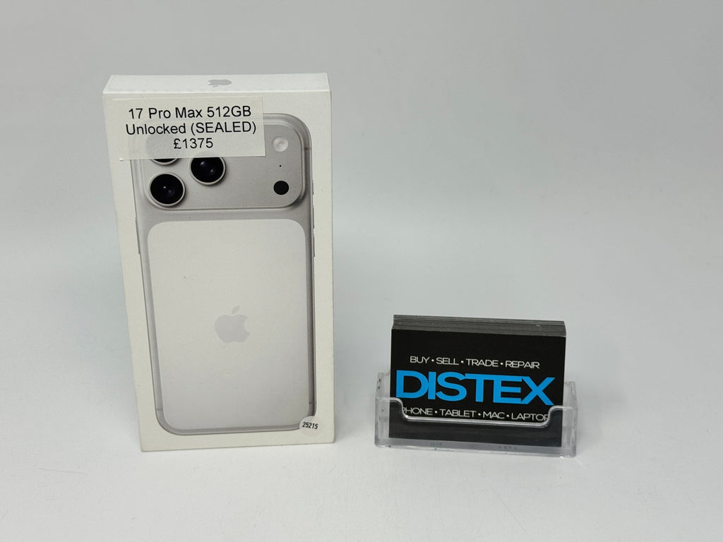 Apple iPhone 17 Pro Max 512GB Unlocked Silver (SEALED) M25215