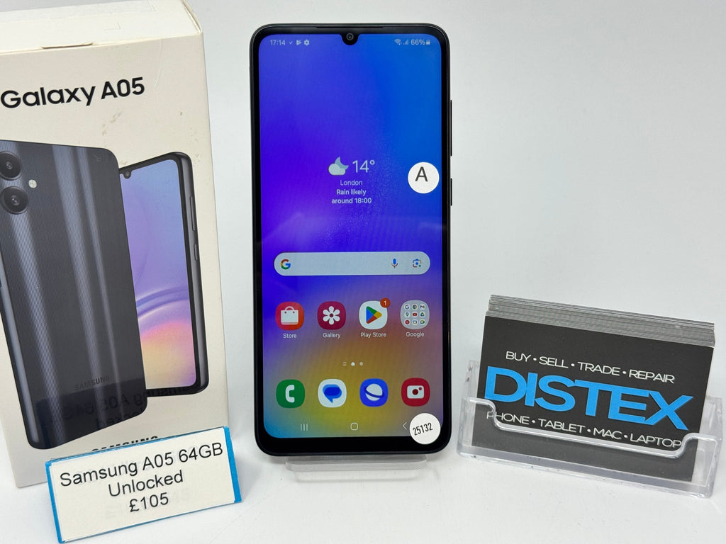 Samsung Galaxy A05 64GB Unlocked Black (A) M25132