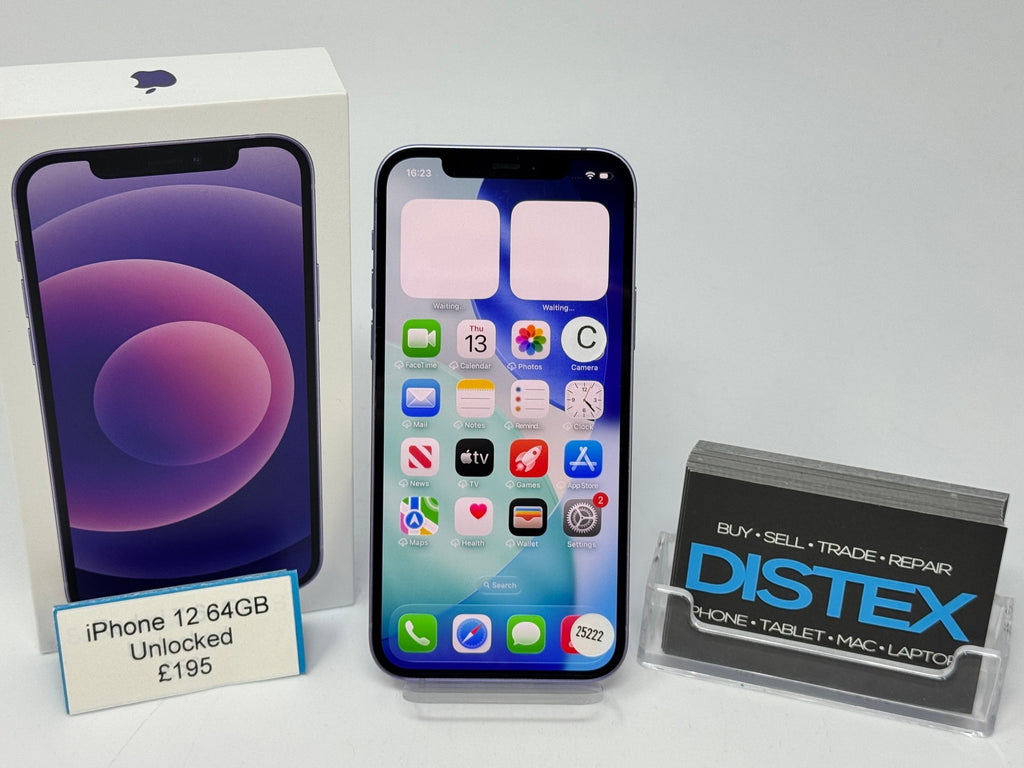 Apple iPhone 12 64GB Unlocked Purple (C) M25222