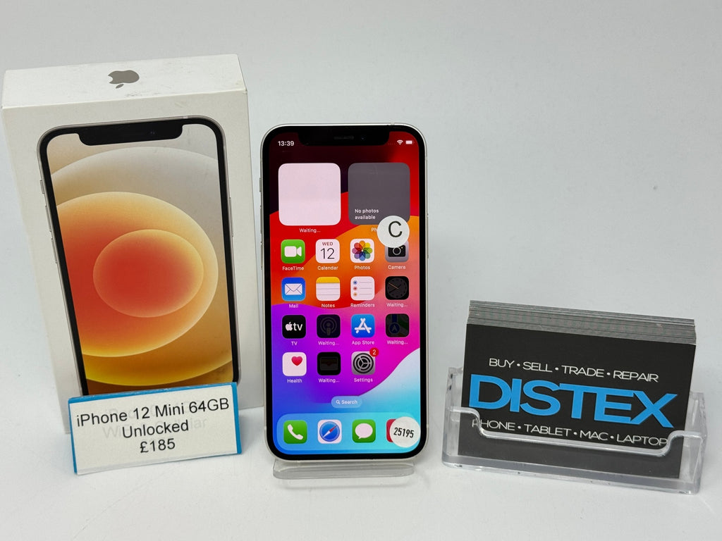 Apple iPhone 12 Mini 64GB Unlocked White (C) M25195