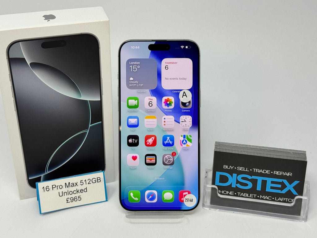 Apple iPhone 16 Pro Max 512GB Unlocked Natural Titanium (A) M25148
