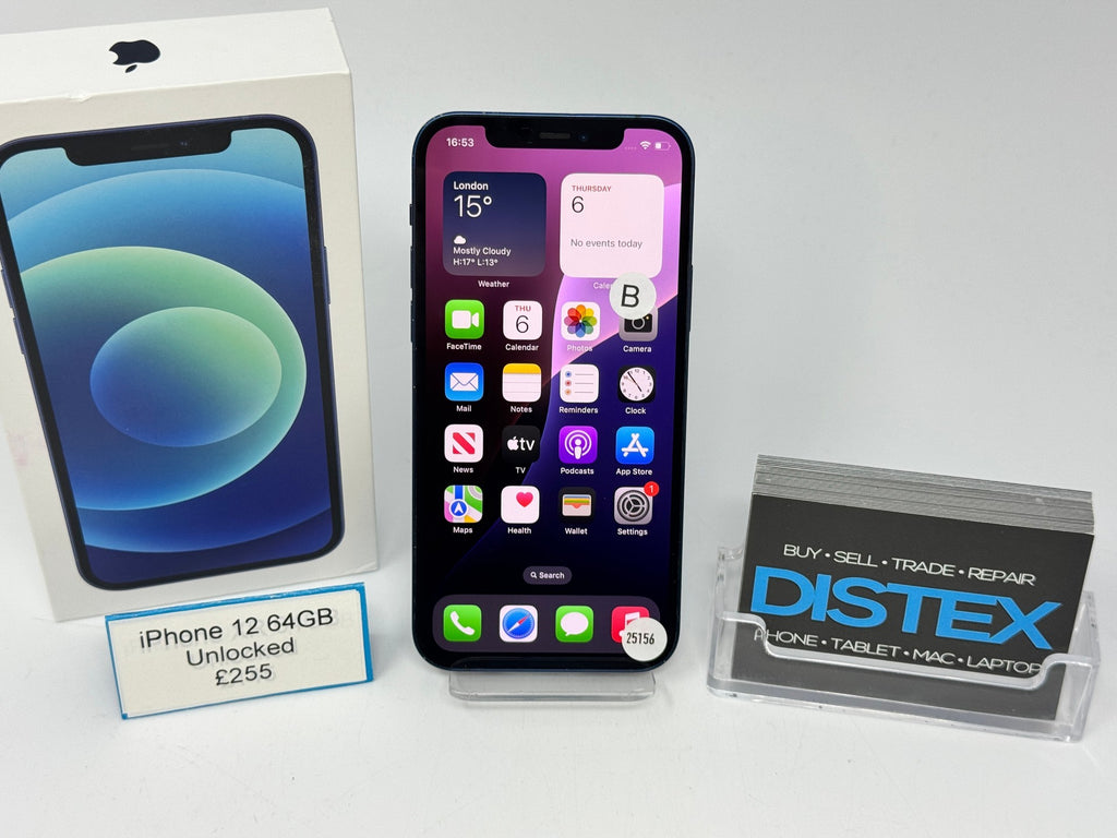 Apple iPhone 12 64GB Unlocked Blue (B) M25156