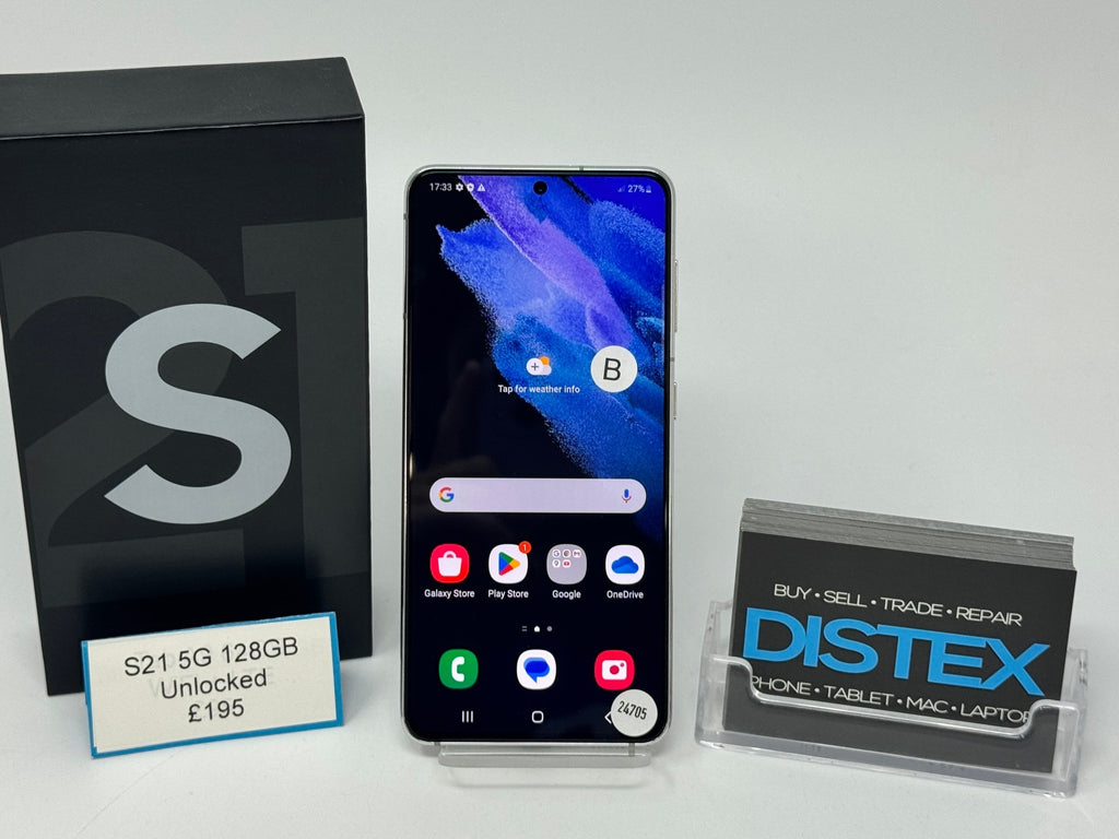 Samsung Galaxy S21 128GB Unlocked Phantom White (B) M24705