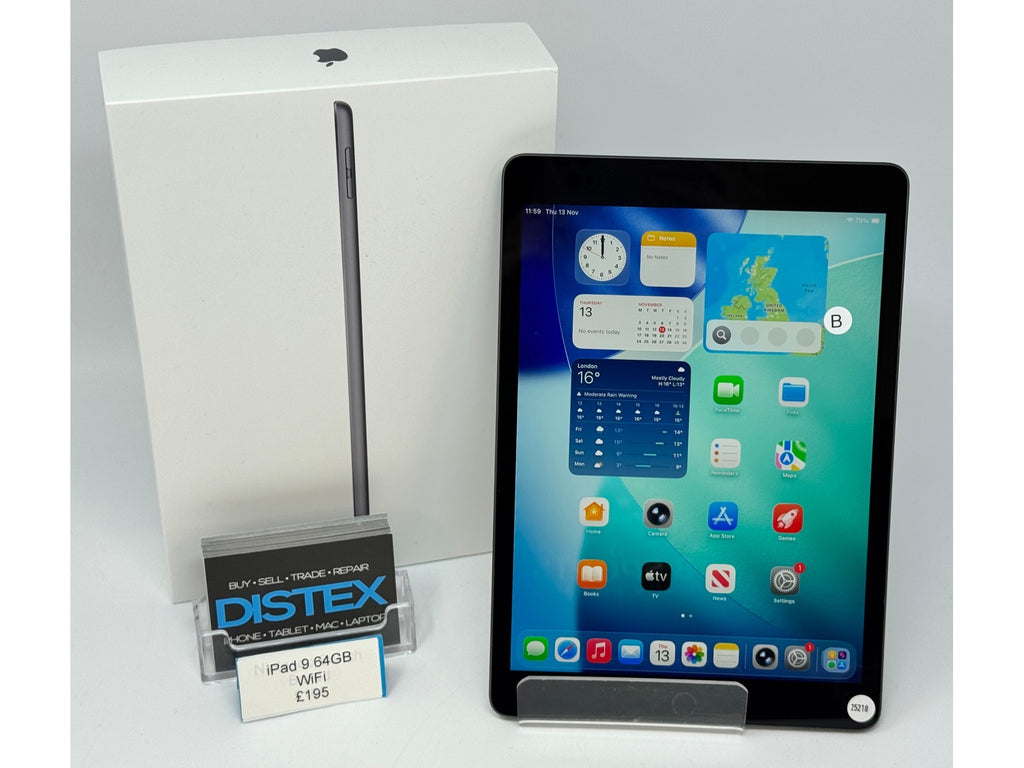 Apple iPad 9 64GB WiFi Space Grey (B) M25218