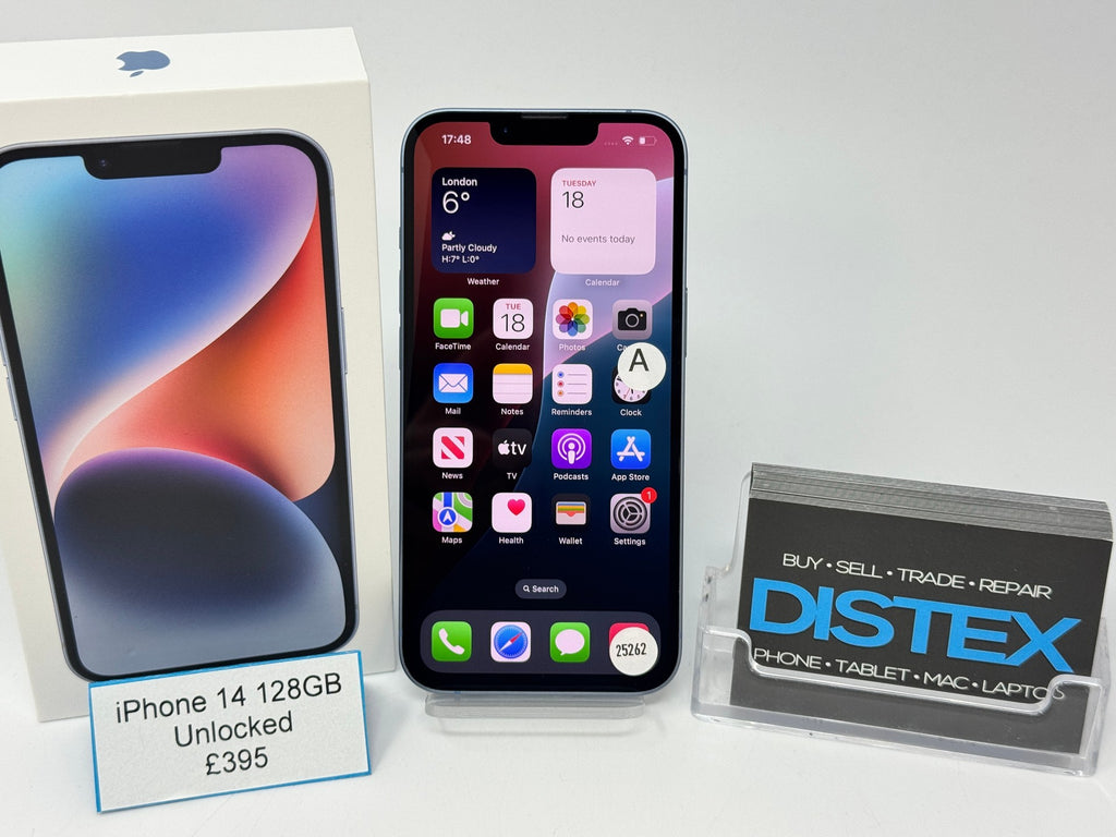 Apple iPhone 14 128GB Unlocked Blue (A) M25262